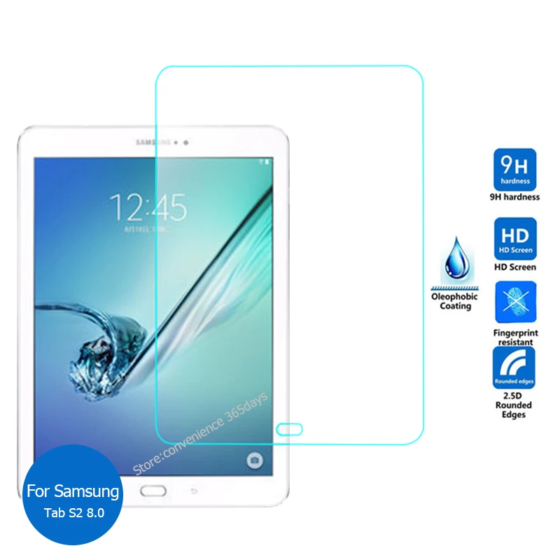 Закаленное стекло для Samsung Galaxy Tab S2 8 0 защитная пленка экрана 2 5 9h дюймов S T710 T715 T713 Wi