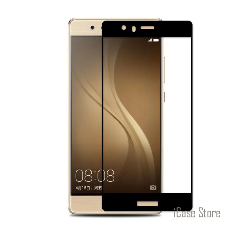 Полное покрытие из закаленного стекла для huawei P8 Lite 2017 P9 P9Lite P10 Honor 6X8 защита экрана
