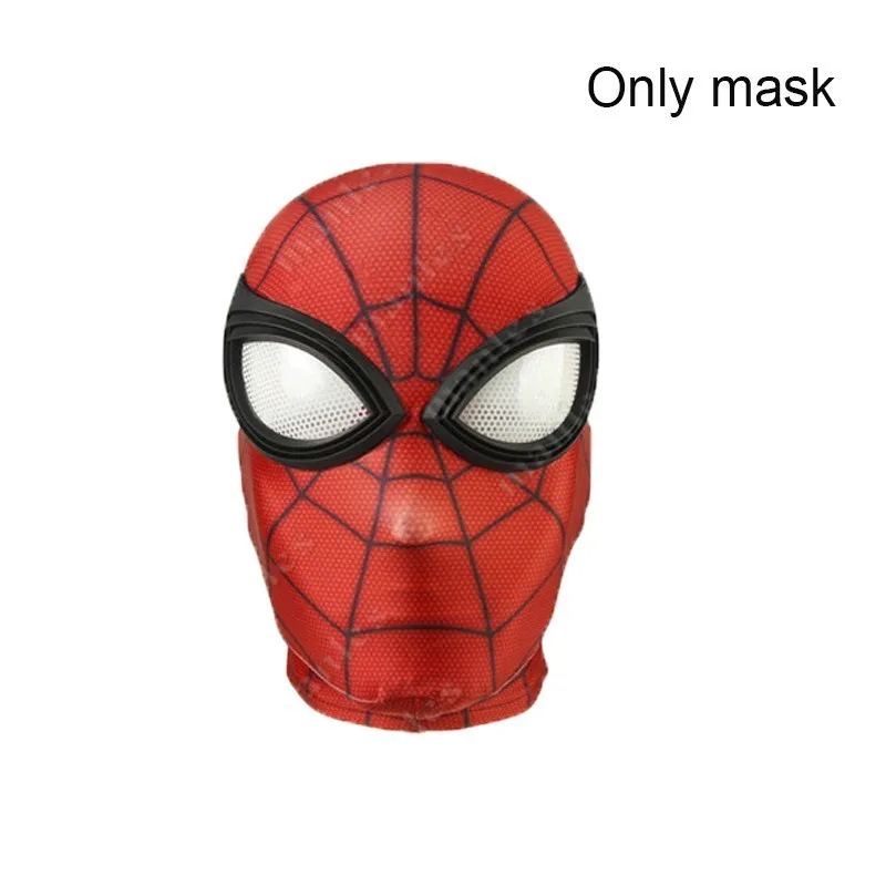 only mask Игра для PS4, костюм Человека-паука Marvel, костюмы для выпускного вечера, косплей, костюмы Питера Паркера, Карнавальная маска супергероя Человека-паука для взрослых, маска на Хэллоуин - Цвет: only mask