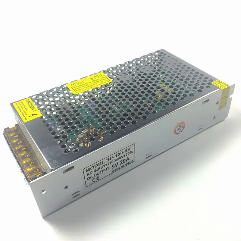 Импульсный источник питания для систем видеонаблюдения 5 В 20 А 100 Вт