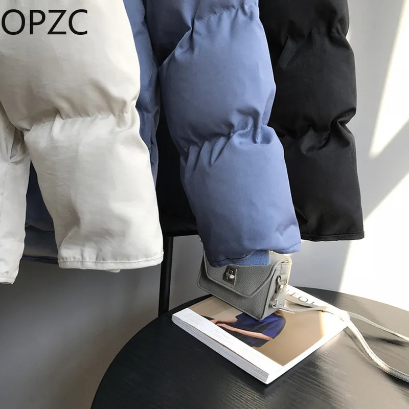 Opzc 2018 Новинка зимы для отдыха теплые с длинным рукавом Однотонная одежда