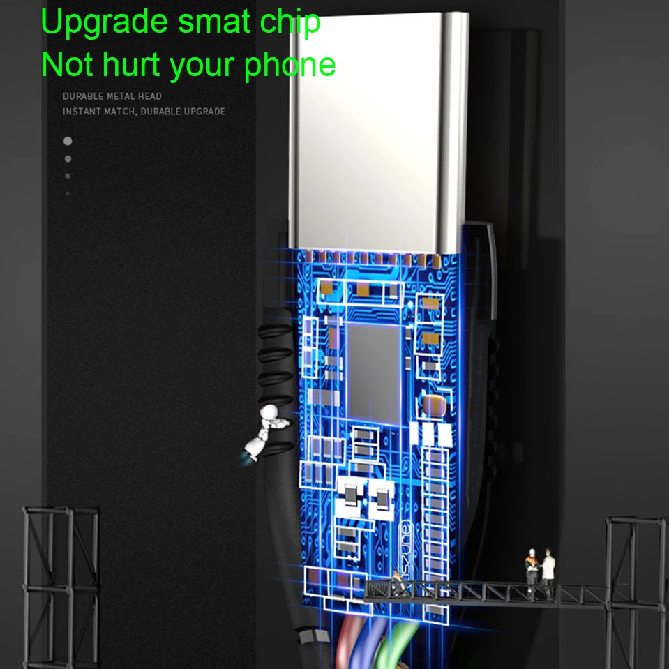 Джинсовая ткань USB C кабель type 5A Быстрая зарядка для huawei Supercharge кабели передачи