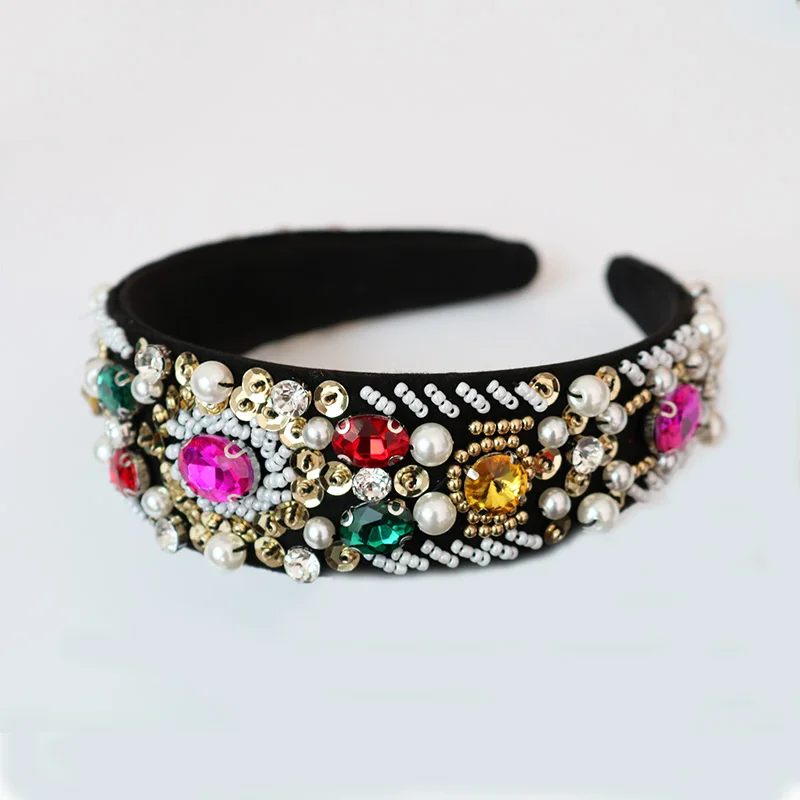 Новый Шарм шоу Ограниченная серия корона в стиле барокко полный бисер ручной