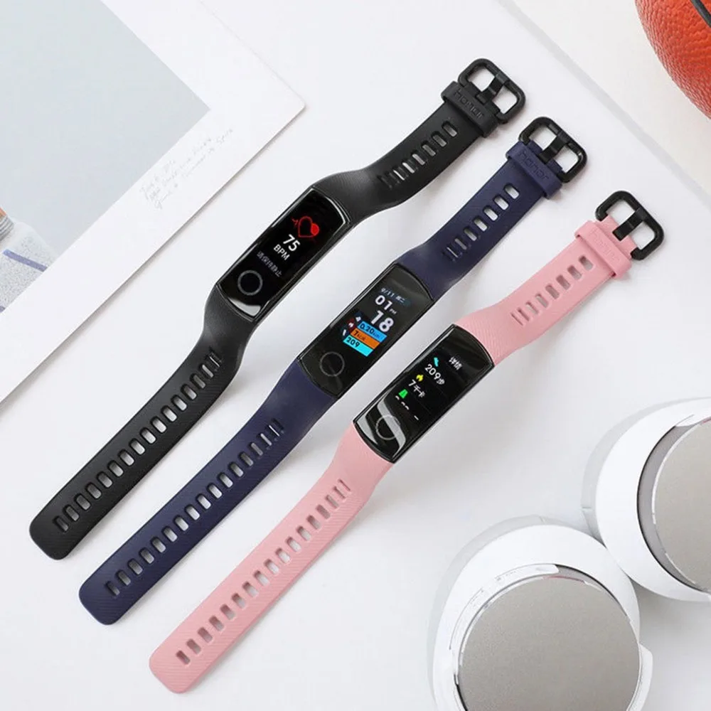 Honor Band 4 смарт-браслет 2.5D стекло сенсорный экран Bluetooth монитор сердечного ритма оригинальные Смарт-часы huawei Android и IOS