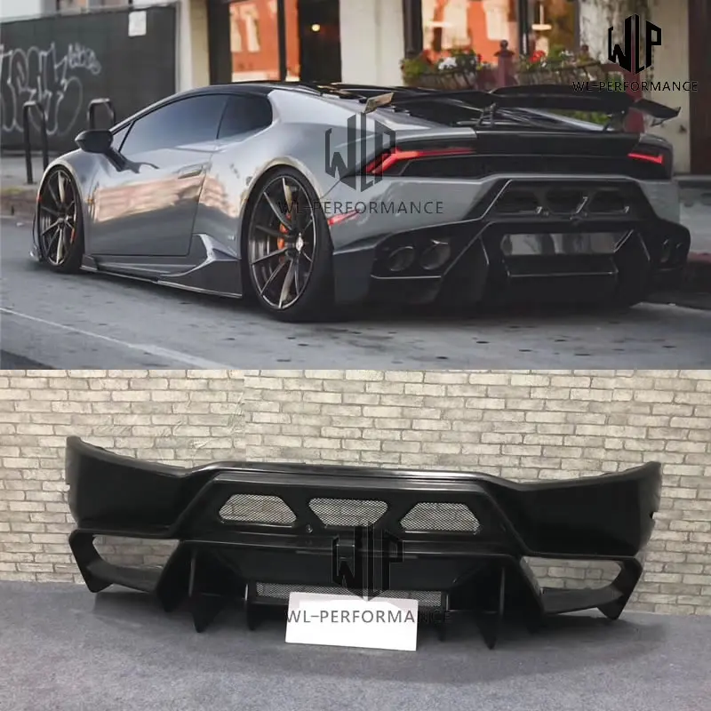 LP580 LP610 высококачественный ФАП/углеродное волокно комплект для заднего бампера