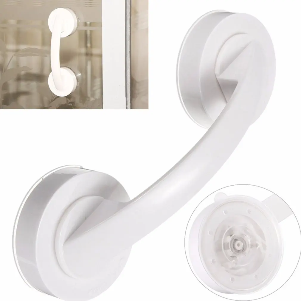 Shower Glass Non-slip Vacuum Suction Handle Double Acting Super-Powered Long Lasted Fixing for Bathroom Kitchen Old Kids | Обустройство