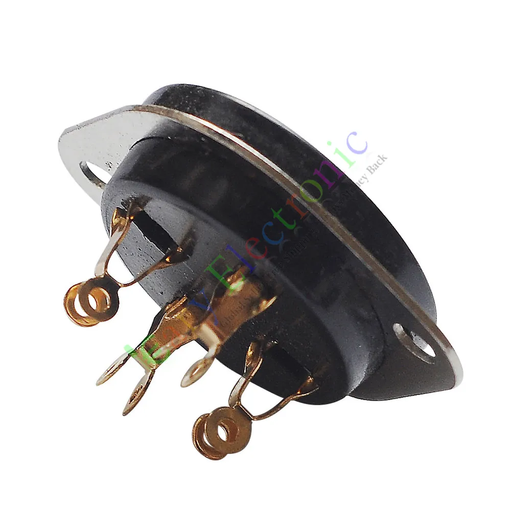 Оптом и в розницу 2 шт 4Pin Золотой бакелит гнезда вакуумных трубок для 2A3 300B 45 50 U4A