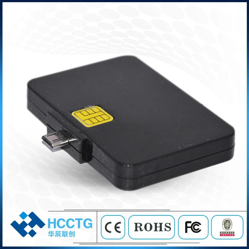Paypal мобильный портативный микро-usb считыватель смарт-карт DCR32