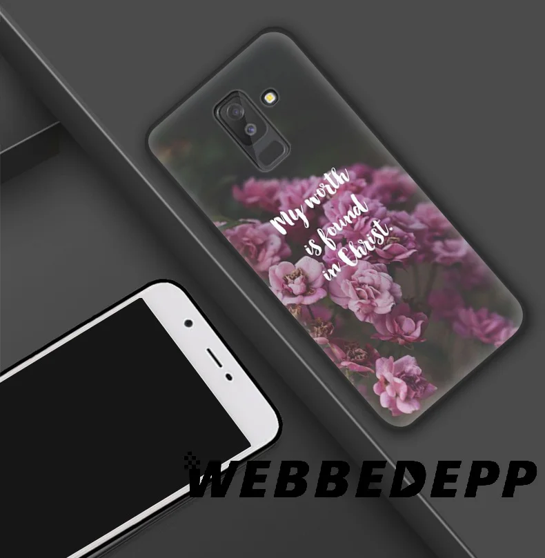WEBBEDEPP Bible Verse Jesus Мягкий силиконовый чехол для Samsung Galaxy A9 A8 A7 A6 Plus 2018 A5 A3 2017 2016 Note 9 8 |