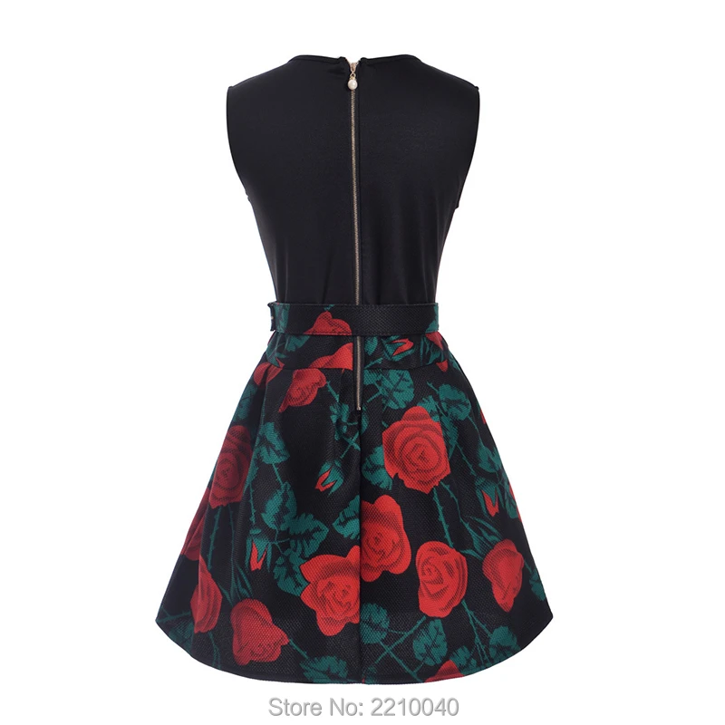 2017 модные подростковые платья для девочек в клетку без рукавов с принтом