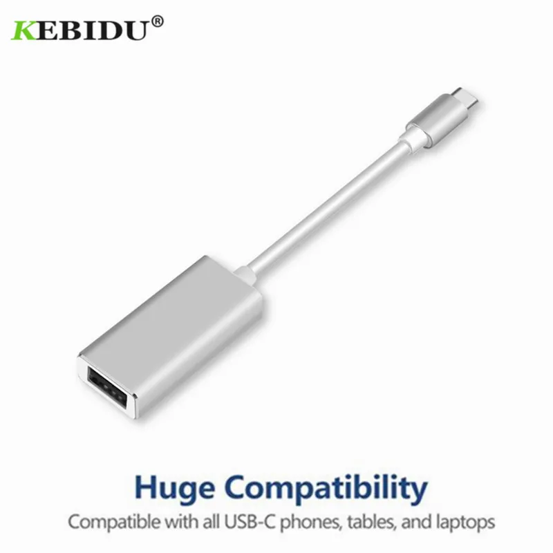 KEBIDU USB C к DisplayPort дисплей Por DPCable 4K 3 1 Type DP адаптер конвертер кабель для Macbook Pro