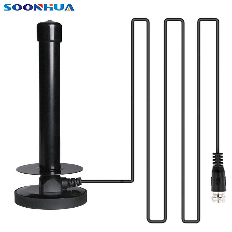 SOONHUA HDTV цифровая ТВ антенна HD четкое видение СТБ телевизионная для DVB T T2 бустер