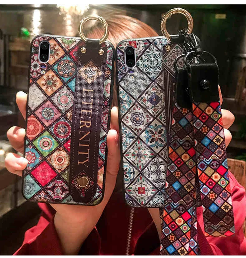 SoCouple держатель для телефона чехол для huawei P20 P30 Pro Lite P10 Коврики 20 10 30 Pro Nova 3i 5i Honor 10 20 ремешок для запястья чехол
