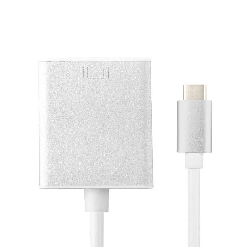 Тип C на HDMI с поддержкой 4K 1080P видео AV конвертер кабель адаптер из алюминиевого