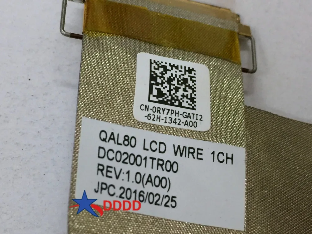 Оригинальный ЖК провод для Dell Latitude E6430 DC02001TR00 QAL80 кабель светодиодного дисплея 0RY7PH