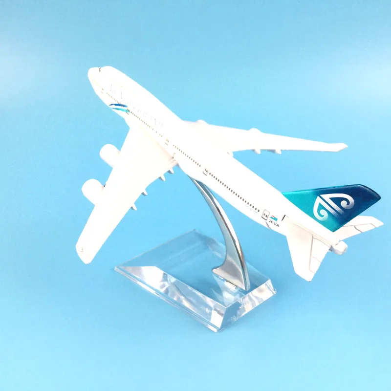 AIR NEW ZEALAND Airlines 747 16 см модель самолета из металлического сплава с подставкой