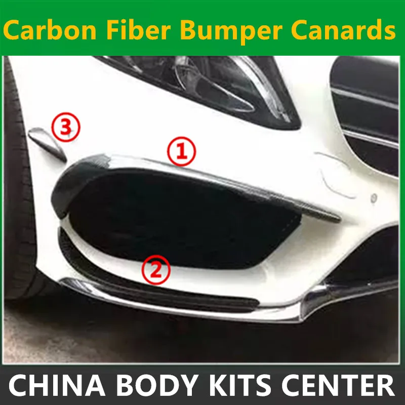 Карбоновый задний бампер Canards ABS передний бампер Canards 6 шт./компл. LCI A45 AMG стиль для Mercedes A класс W176 LCI