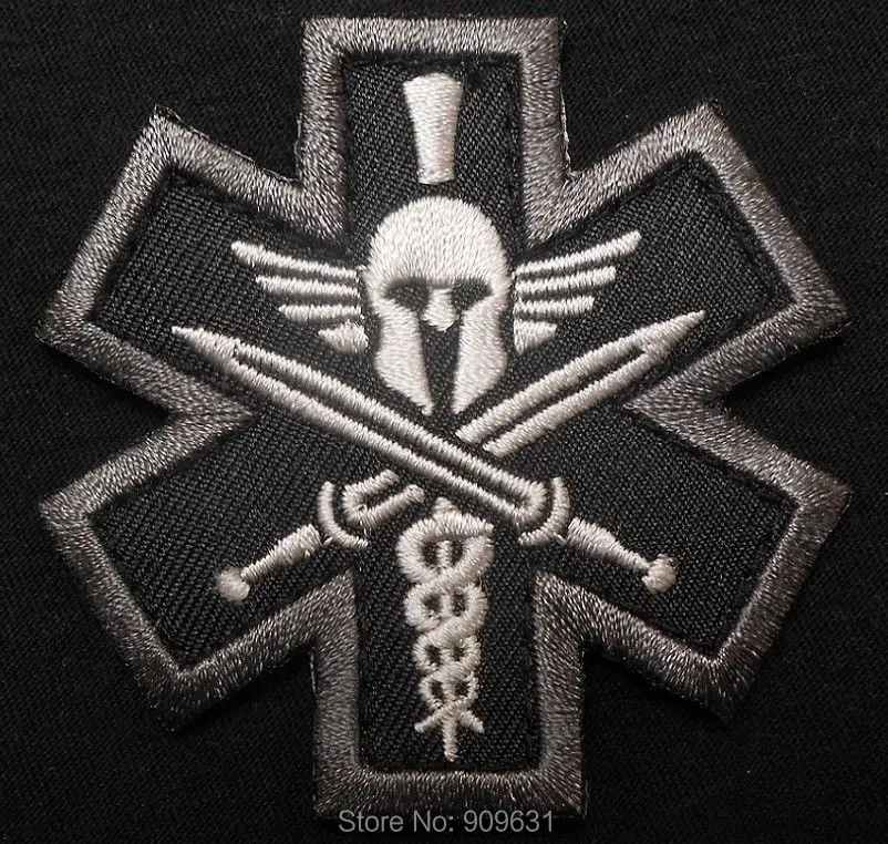 

SPARTAN MEDIC TACTICAL EMT EMS MILITARY COMBAT USA ARMY MORALE SWAT PATCH