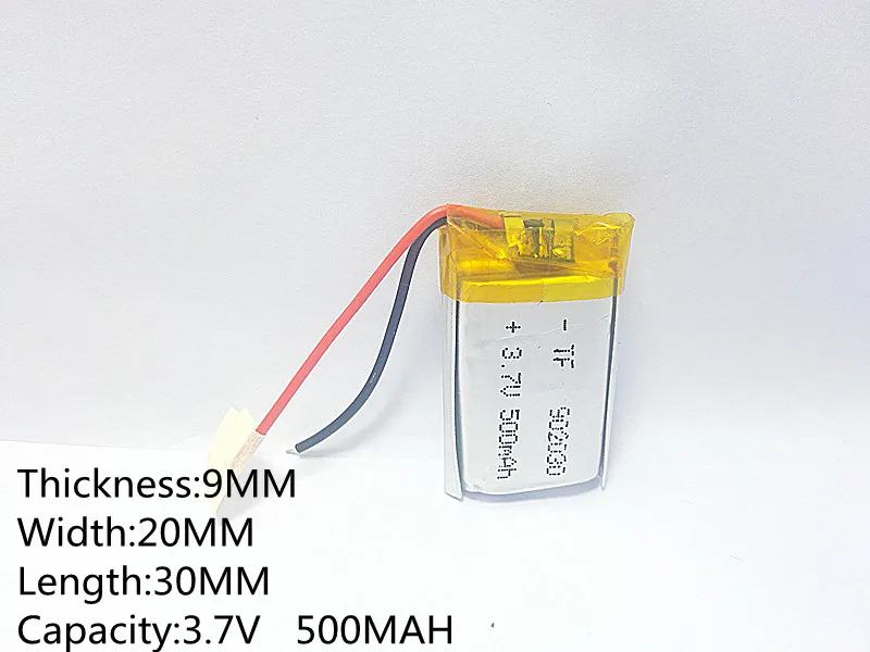 3 7 V 500mAH 902030 PLIB Полимерный литий ионный/литий ионный аккумулятор для GPS mp3 mp4 mp5 dvd
