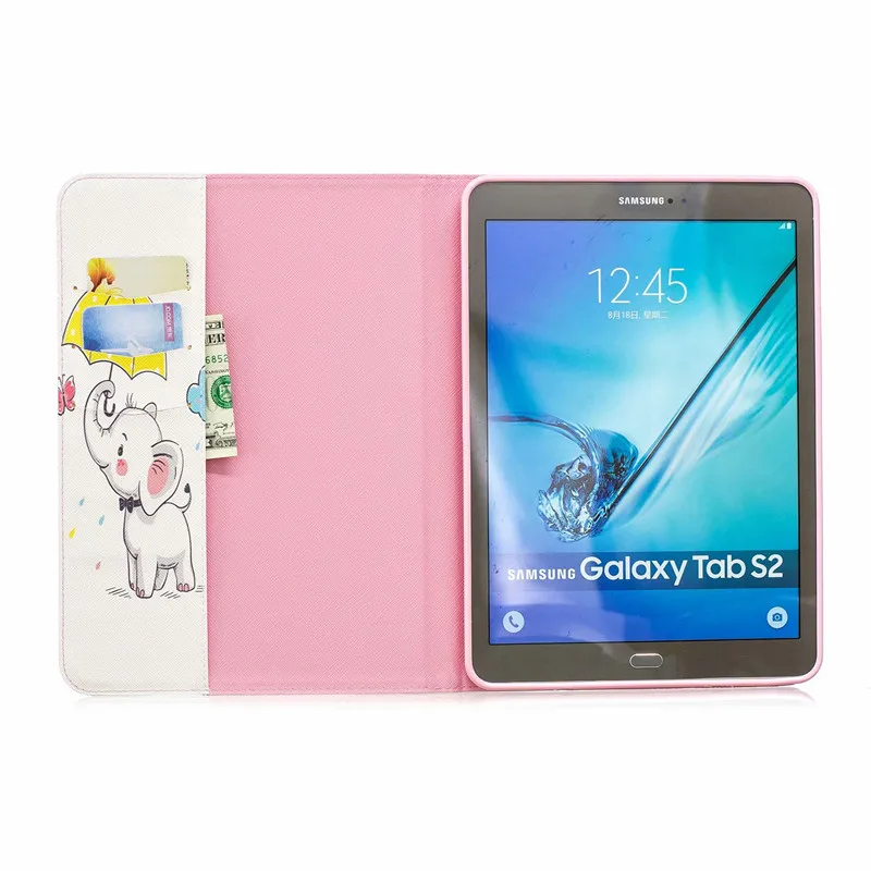Чехлы для планшетов Samsung Galaxy Tab S2 9 7 чехол SM T810 T815 T813 T819 книжка из искусственной