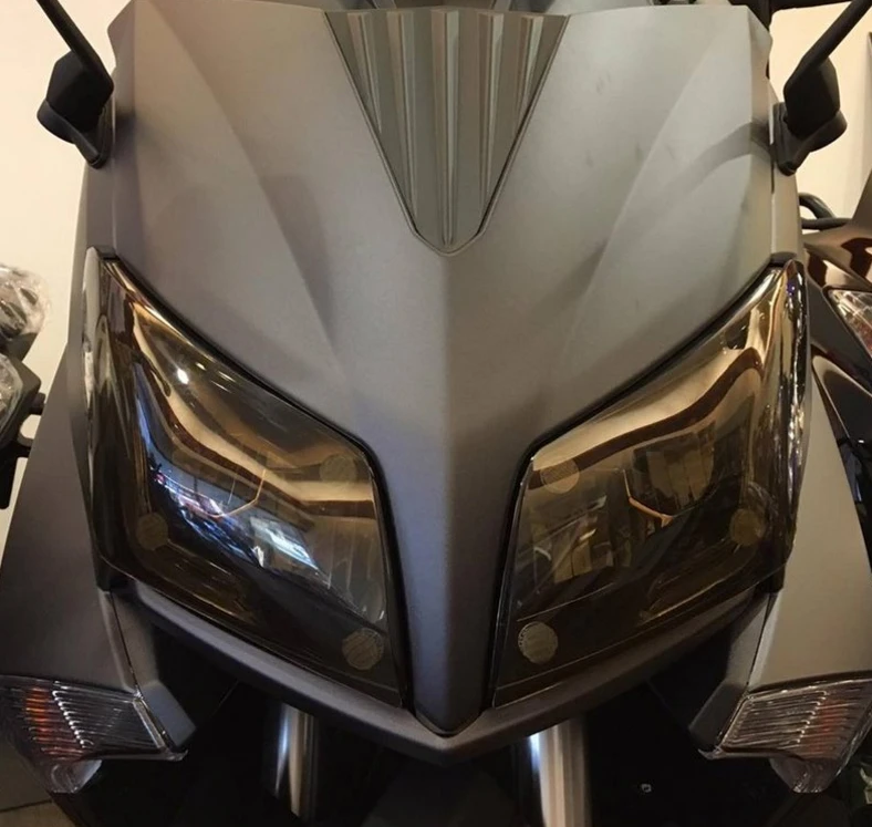 Черный Аксессуары для мотоциклов фар Защитная крышка для YAMAHA TMAX 530 TMAX530 - Цвет: Черный