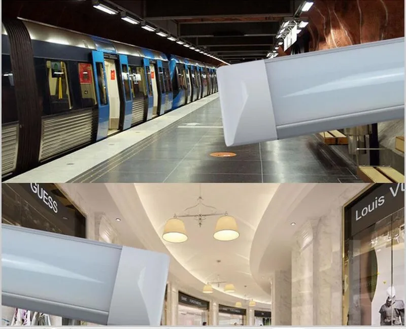 Светодиодная лампа с плоской трубкой светодиодное линейное освещение 10 Вт 20 30 40