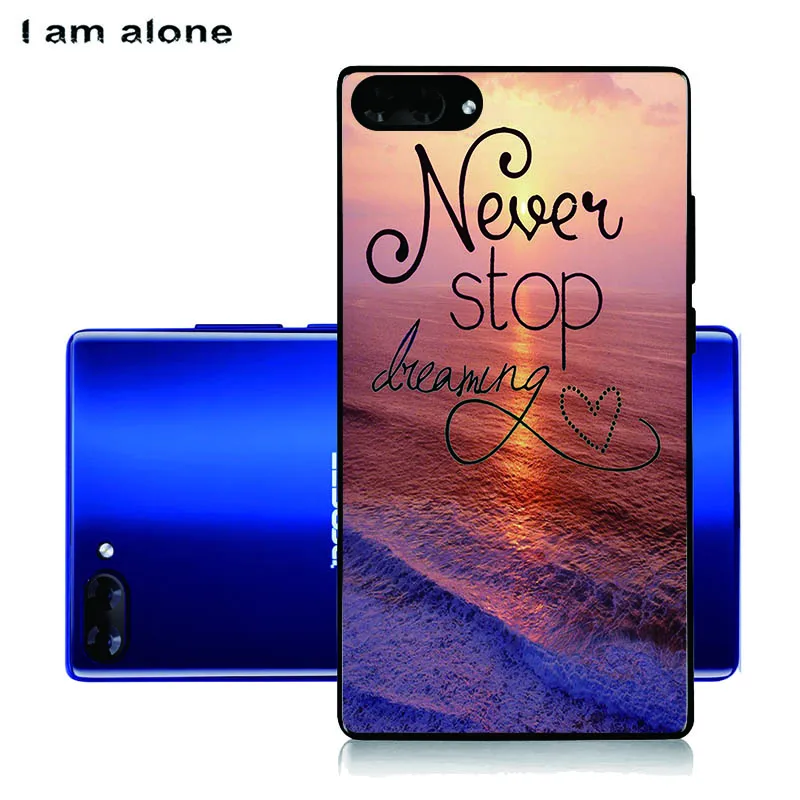 Soft TPU S94 Чехлы для телефонов I am alone Для Doogee Mix, 5,5 дюйма, мягкие чехлы для мобильных телефонов из ТПУ, Модный Цветной чехол с рисунком Для Doogee Mix - Цвет: Soft TPU S94