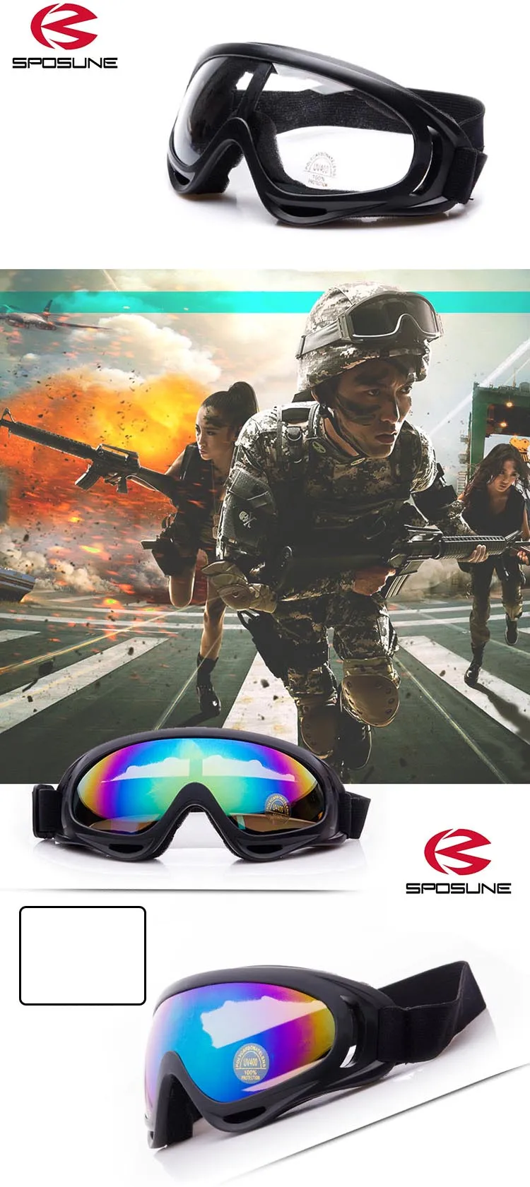 Outdoor protective goggles X400 cross-country ski goggles glasses goggles outdoor wind cycling goggles glasses helmet