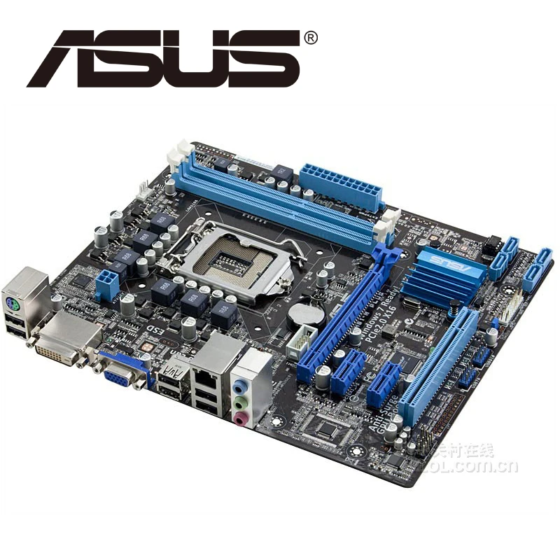Asus P8H61 M PLUS настольная материнская плата H61 Socket LGA 1155 i3 i5 i7 DDR3 16G uATX UEFI BIOS