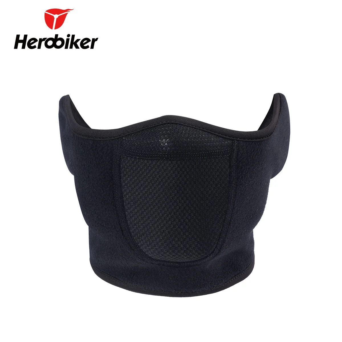 HEROBIKER черная мотоциклетная маска для лица мото осенне зимняя Лыжная сноуборда