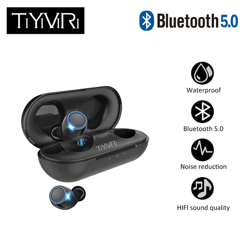 Bluetooth наушники TWS 5 0 беспроводные водонепроницаемые гарнитура игровые для всех