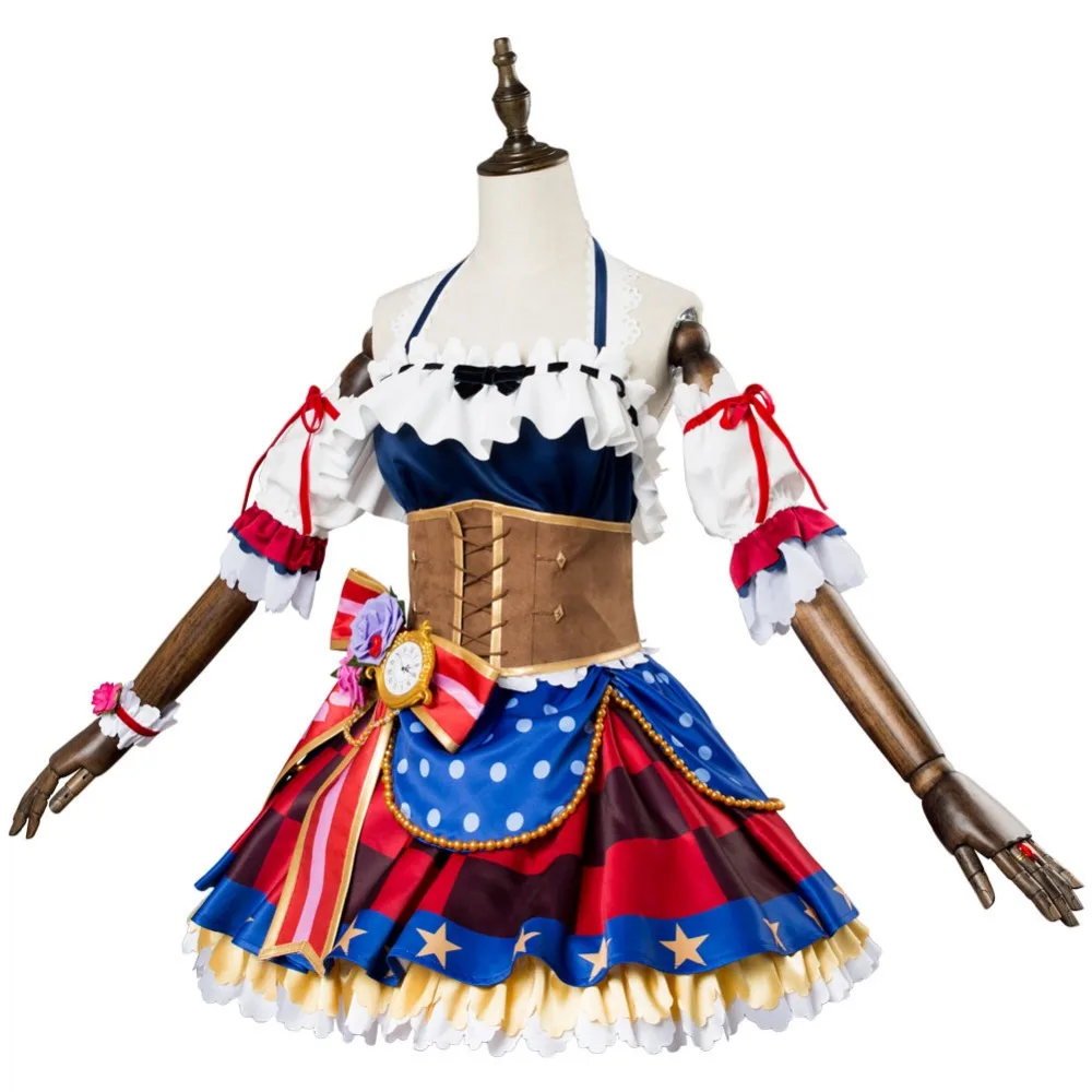 Обувь в стиле аниме «Живая любовь! Sunshine Kurosawa Dia Косплей Костюм Aqours шоколадный День Святого Валентина платье наборы Хэллоуин Карнавал женский костюм