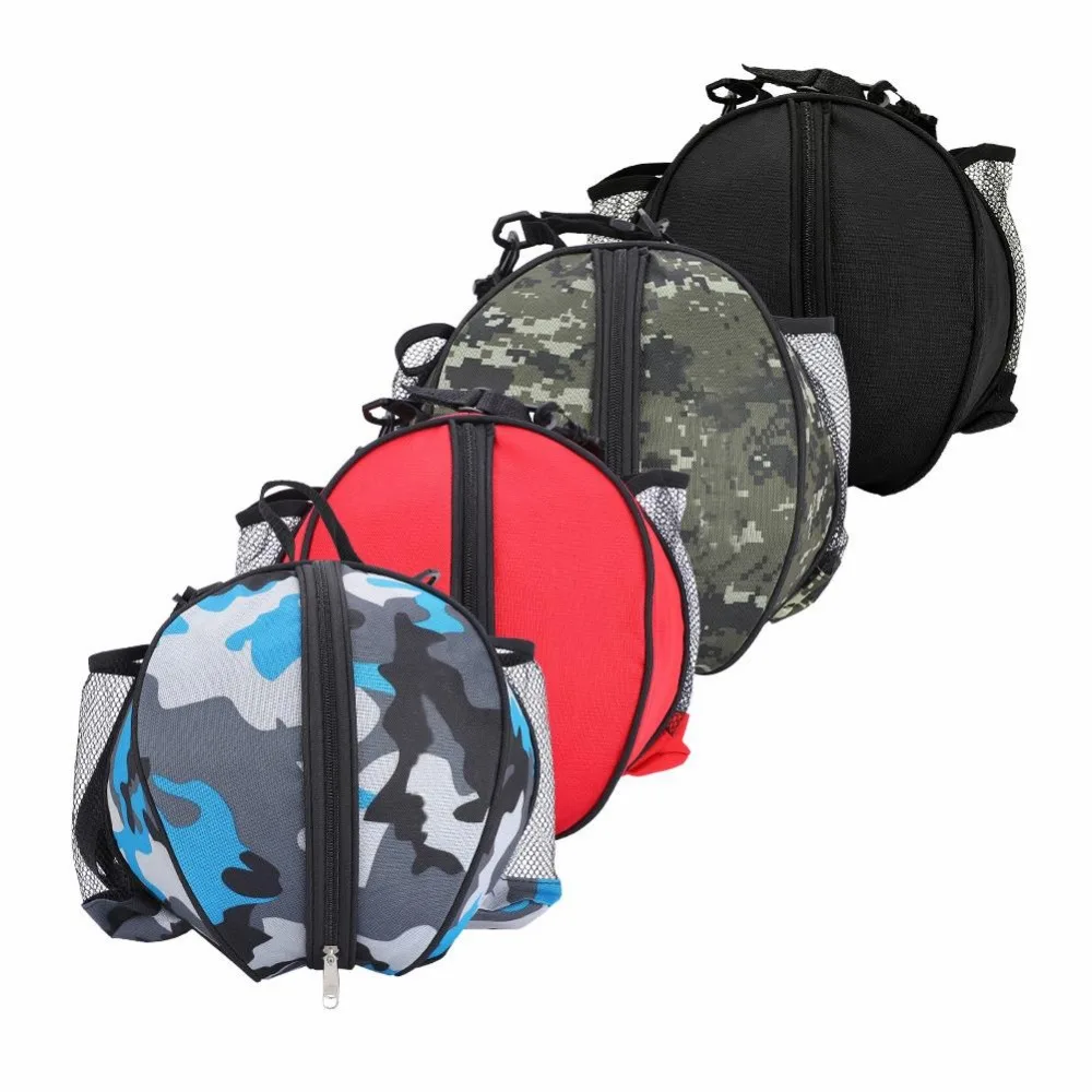 Universal Sport Bag Basketball Ball Football Volleyball Backpack Handbag Round Shape Adjustable Shoulder Strap Knapsacks Storage | Спорт и