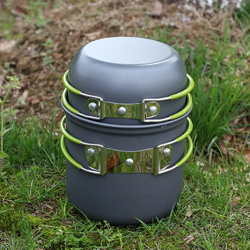 DS 101 набор для приготовления пищи на открытом воздухе портативный Алюминиевая