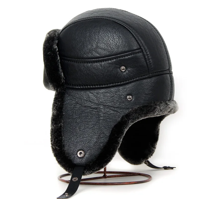 2017 известный бренд высокого качества Lei Feng кепка мужская утолщенная Зимняя для