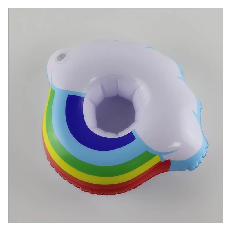 Мини-надувной облачный держатель для чашки плавания вечерние лодки напитков