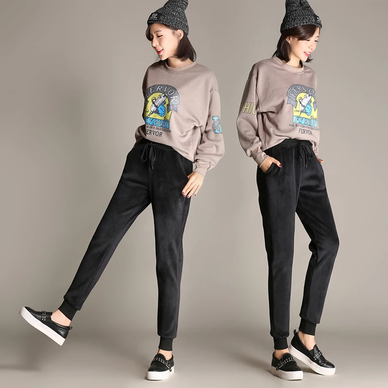 2018 spring version trousers women of pants is thin and loose tight waist nine pencil slacks | Женская одежда