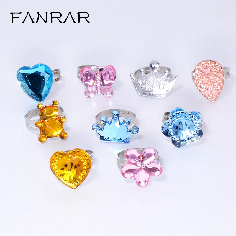 12 шт./компл. оптовая продажа милые смешанные сердца Корона медведь цветок бабочка