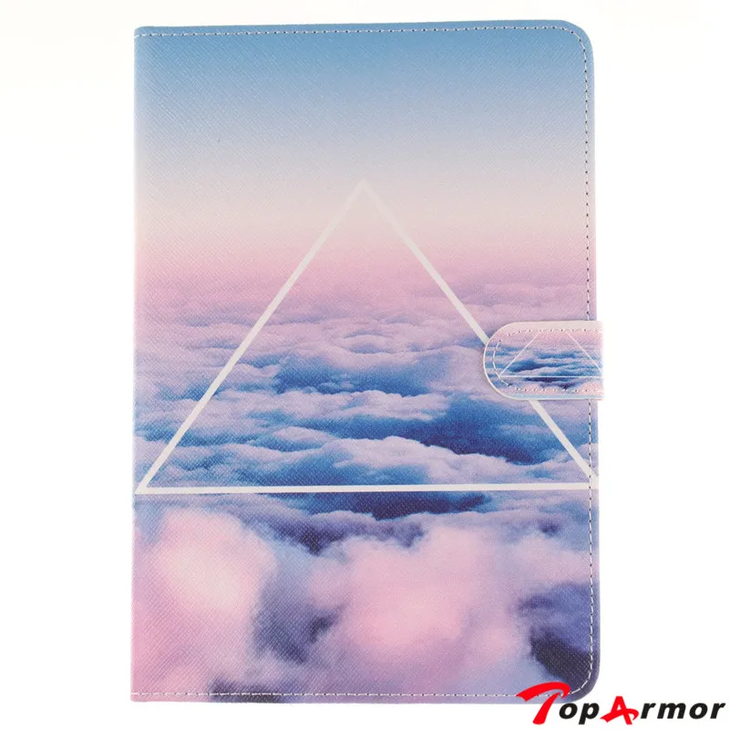 Бренд TopArmor для samsung Galaxy Tab S2 8 0 T710 T715 планшет Мягкий ТПУ + ПУ кожа стенд держатель