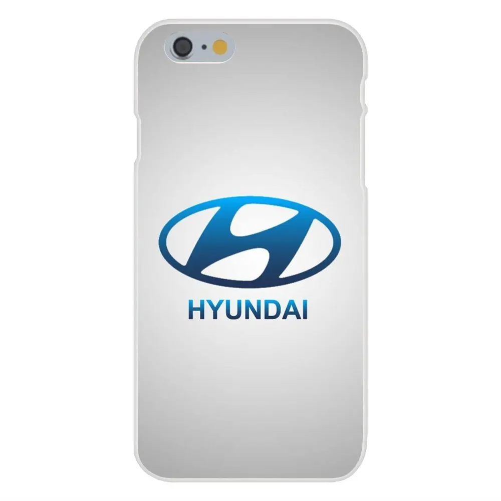 Для Apple IPhone X XS Max XR 4 4s 5 5C 5S SE 6 6 S 7 8 Plus Мягкий рисунок телефона hyundai логотип