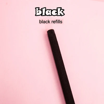 JIANWU 1pc Originality Fluffy gel pen Delicate and comfortable signature pen cute neutral pen Student pens 0.5mm - Цвет: black
