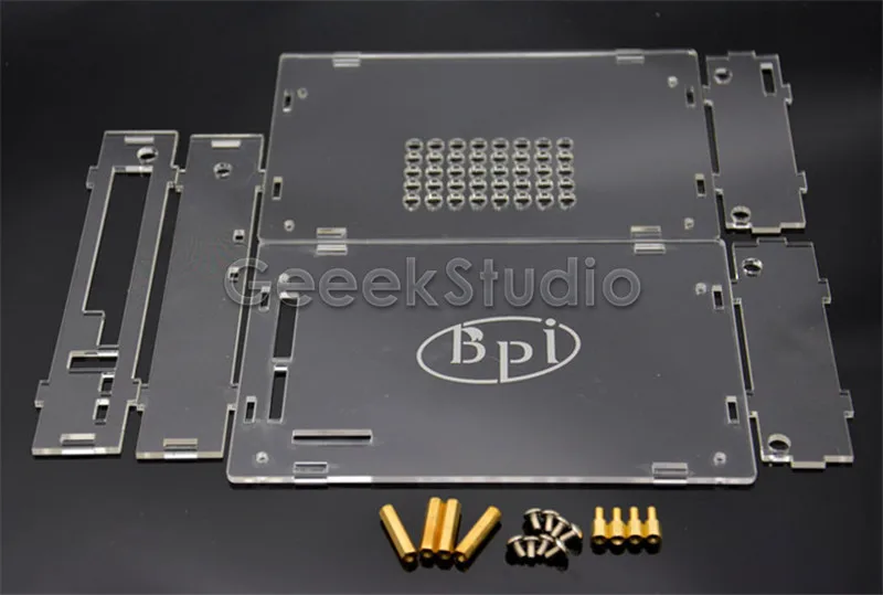 Прозрачный акриловый чехол для банана Pi R1 | Компьютеры и офис