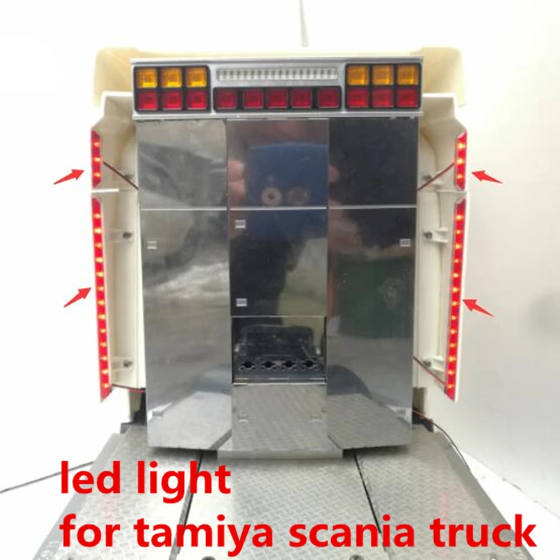 

Tamiya scania грузовик Радиоуправляемый автомобиль оболочка края декоративные огни для 1/14 rc tamiya actros R470 R730 R620 56323 тракторы с дистанционным управле...