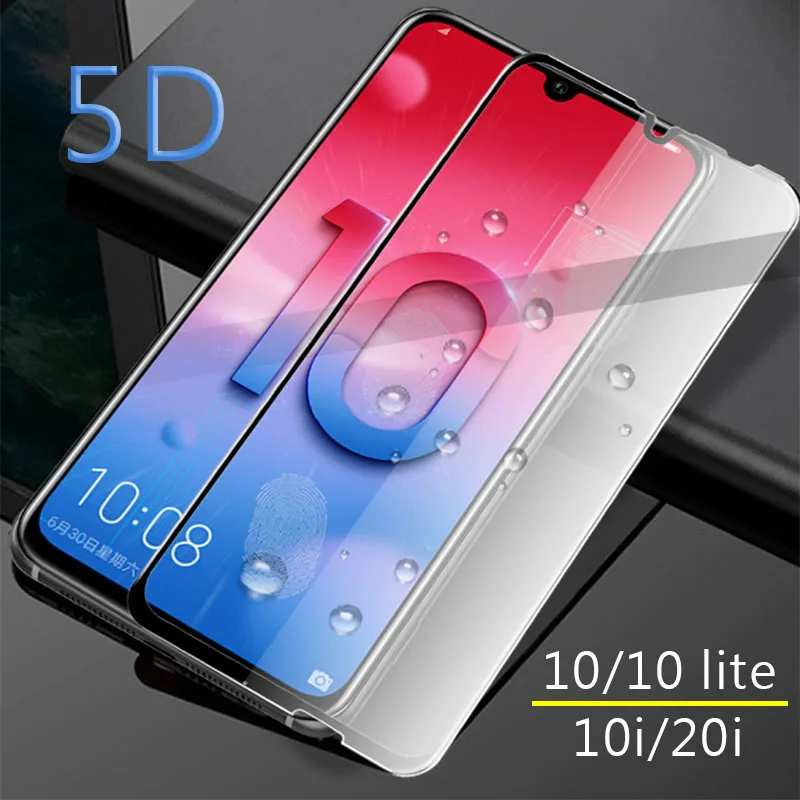 Защитное стекло на honor 10 lite закаленное для huawei 10i 20i защиты экрана телефона