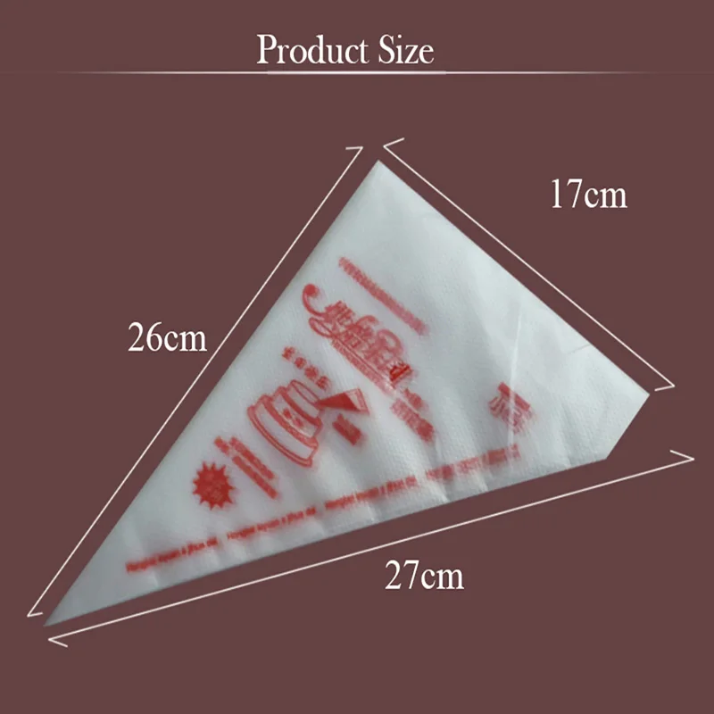 Qookiee 100pcs Cake Pastry Bags DIY Piping Icing Fondant Cream Plastic Decorating Tool Bakeware Confectionery | Дом и сад