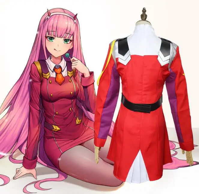 Костюм для косплея костюм хэллоуина варлинг во фране 02 ZERO TWO|Костюмы из фильмов и