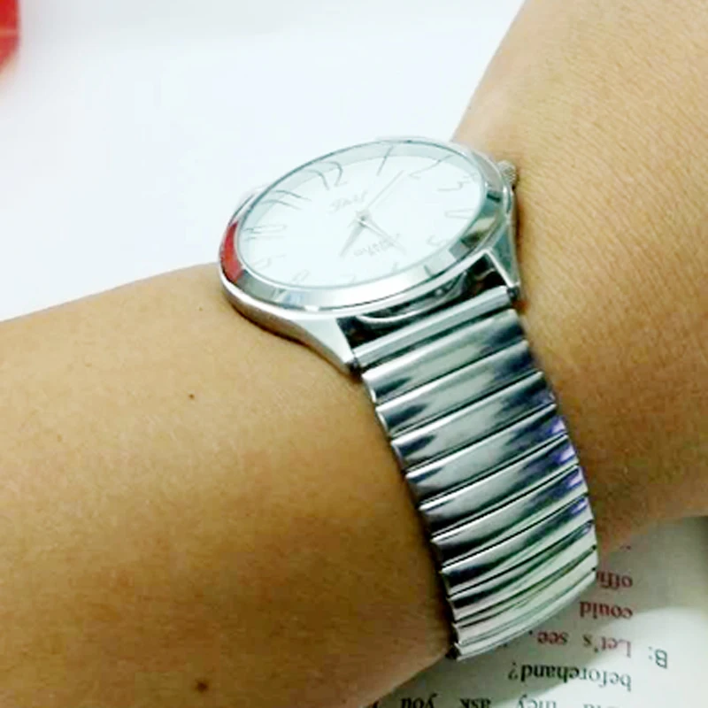 Эластичный ремешок часы для пожилых людей мужской цифровой циферблат женские