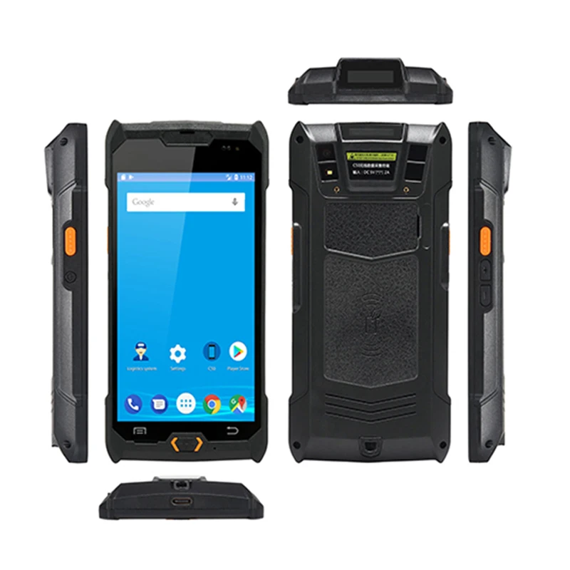Android 6,0 прочный КПК 4G Портативный pos-терминал 1D 2D NFC RFID считыватель беспроводной сканер штрих-кодов Wifi Bluetooth gps сборщик данных
