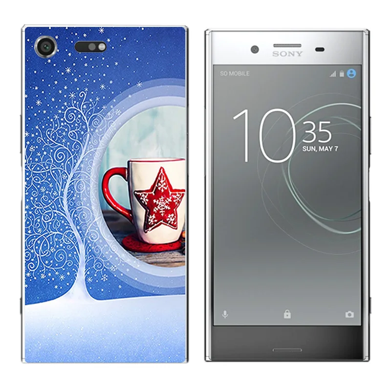 Новый чехол для Sony Xperia XZ Премиум мягкий ТПУ с принтом веселого дня Premium G8141 G8142
