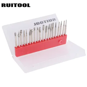 20 шт. Алмазная Шлифовальная Пилка Dremel вращающийся инструмент сверло 3 мм Шлифовальная головка для резьбы Аксессуары Dremel